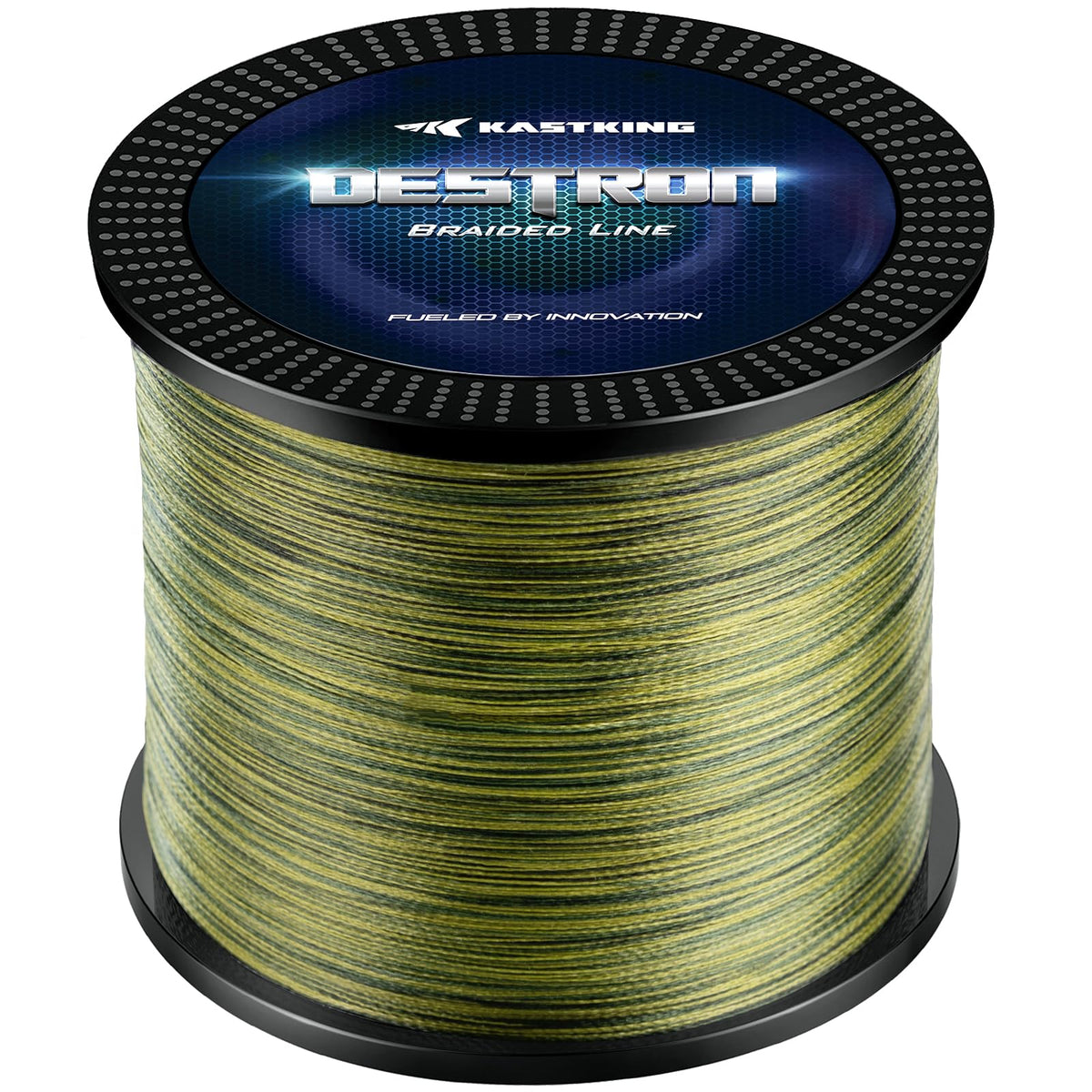 KastKing Destron Braided Fishing Line, Green Algae, 4 Stands, 15LB, 300Yds