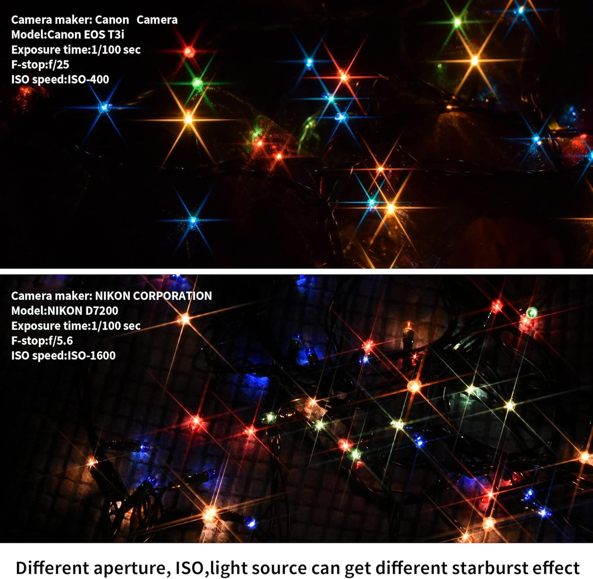 Walking Way 52mm 3pcs, 4/6/8 Set Variable Starburst Filter Kit Point Short Line Star Effects Filter with Rotatable