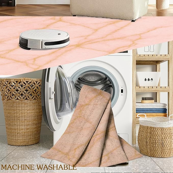 Abstract Marble Rug - 5x6 Area Rug, Modern Art Area Rugs, Luxury Marble Carpet, Washable & Non Slip & Soft Rugs Home Decor