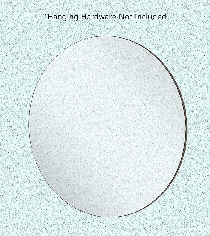 Marketing Holders Acrylic Mirror 12" Round Circle 0.118" Thick Laser Cut Flat for DIY Tabletop Cover Center Piece Crafts Wall and Event Decor
