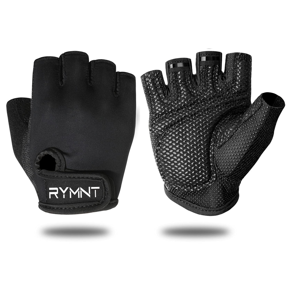 ZEROFIRE Workout Gloves for Women Men - Weight Lifting Gloves with Full Palm Protection & Extra Grip for Women Gym, Weightlifting, Weight Lift, Rowing, Exercise, Sport, Cycling.Black-Large