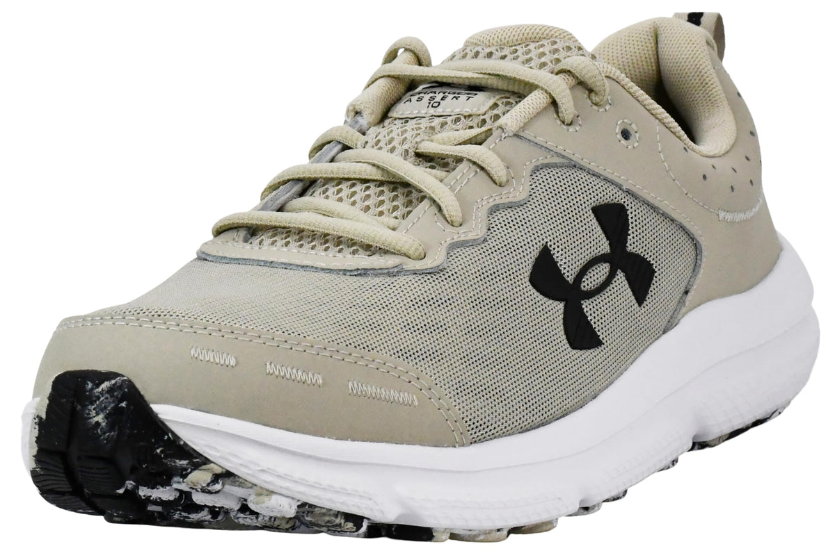 Under Armour Men's Charged Assert 10, (289) Khaki Base/Khaki Base/Black, 6.5, US