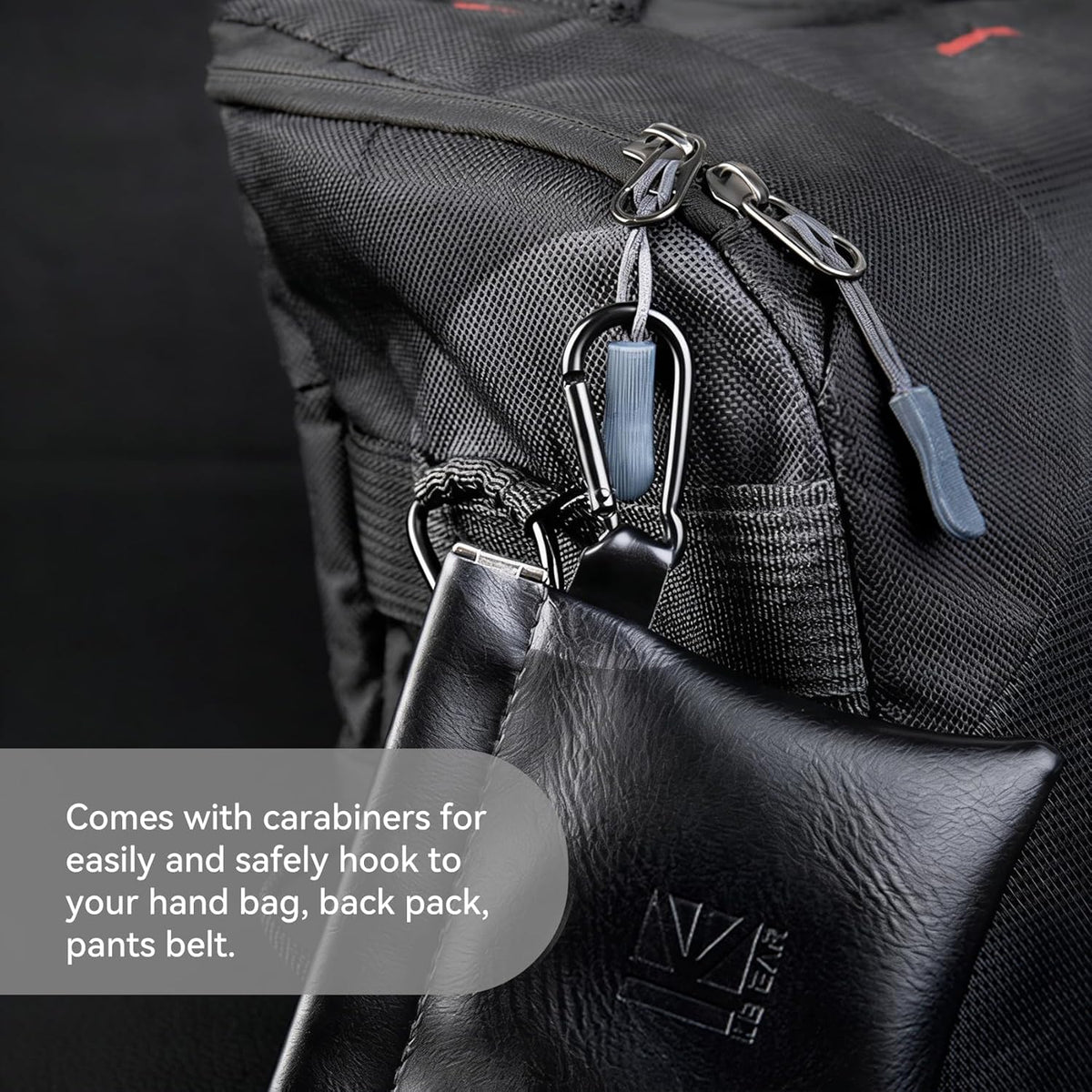 YINYOO 1PCS BP01 ZS10 1PCS) KBEAR Plus in Ear Monitor Case for IEMS, Mini Portable PU Leather Headphones Case