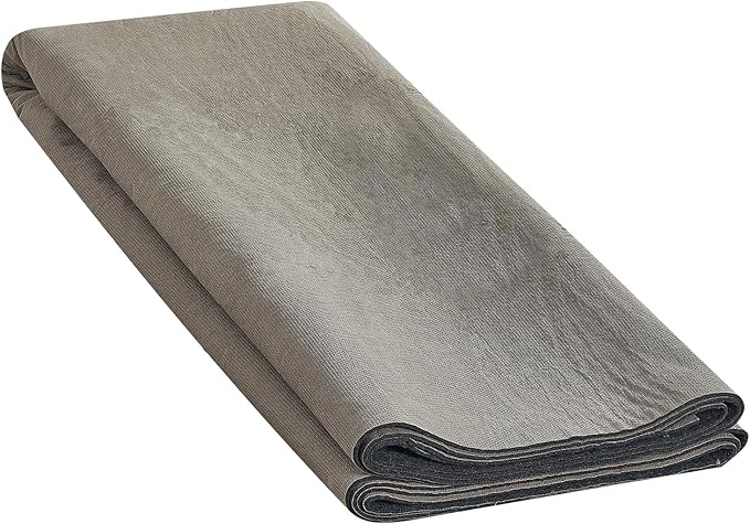 VEVOR - Slip-Resistant Rug Pad - Protective Cushioning Carpet Pad - 8' x 10' - 1/4" Thick - Dual Surface - Polyester Felt + Latex - Gray - 7-8㎡ Area Carpet Padding Rug Cushion Safe for All Floors