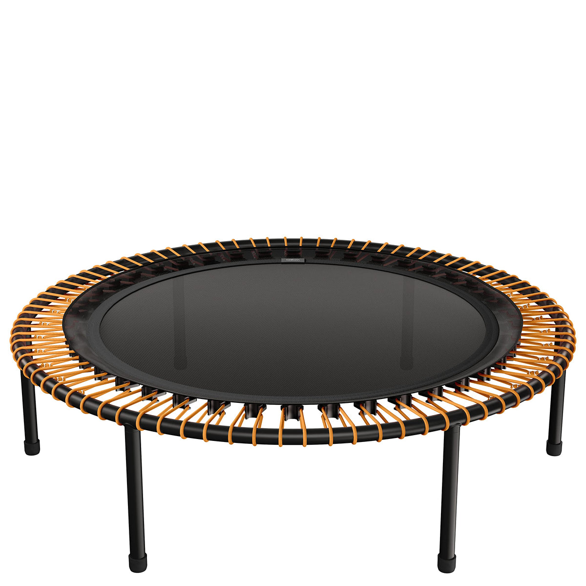 bellicon Mini Trampoline 39'' (Orange) | Bungee Suspension up to 330 lbs | Indoor Fitness Rebounder for Adults | Screw-in Legs