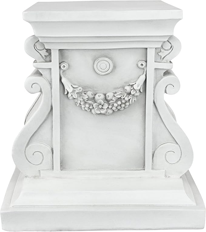 Design Toscano NG314105 Statuary Garden Base Riser, Medium, Classic Plinth