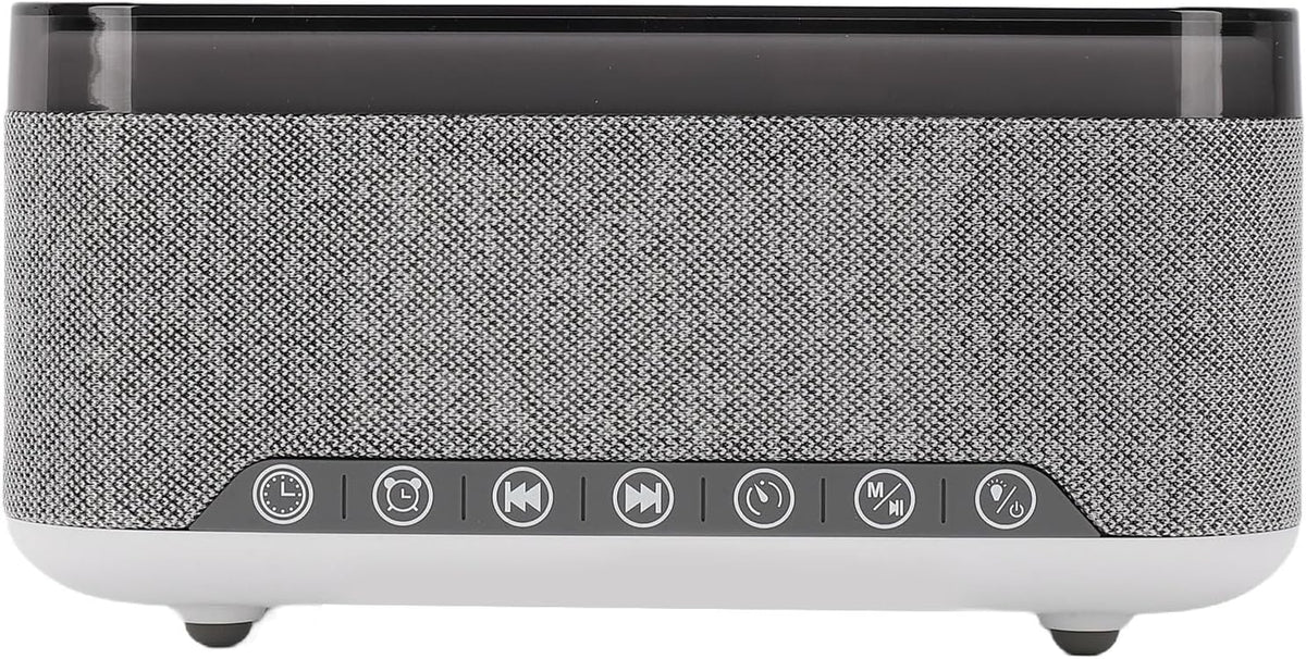 YUEHISY Bluetooth Speaker with Wireless Charging, Multifunctional Wireless Speaker, White Noise Sound Machine with LED