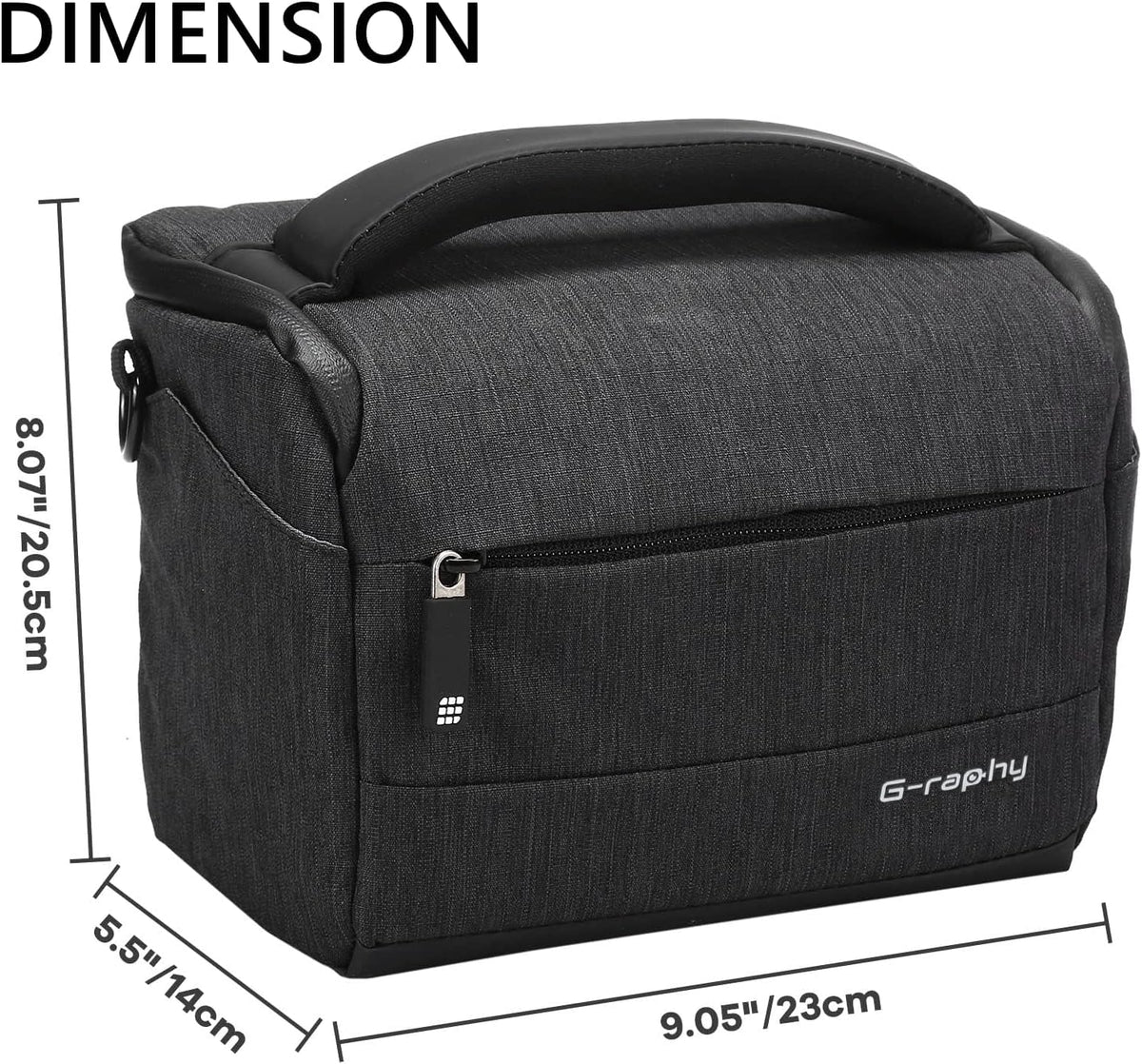 G-raphy Camera Bag Case Compact Lightweight Shoulder Crossbody Sling Waist Photography Bags for Nikon Canon Sony DSLR