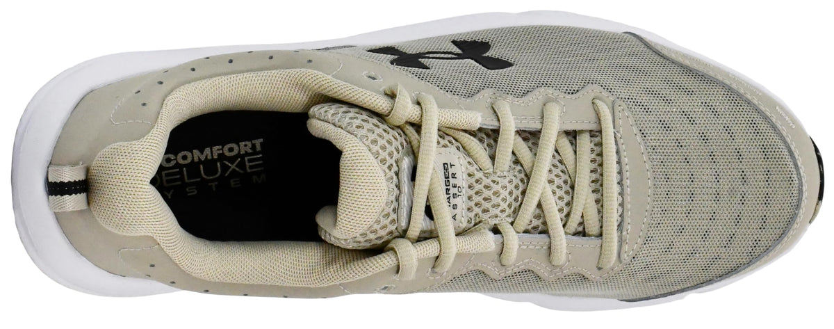 Under Armour Men's Charged Assert 10DISC, (289) Khaki Base/Khaki Base/Black, 5, US