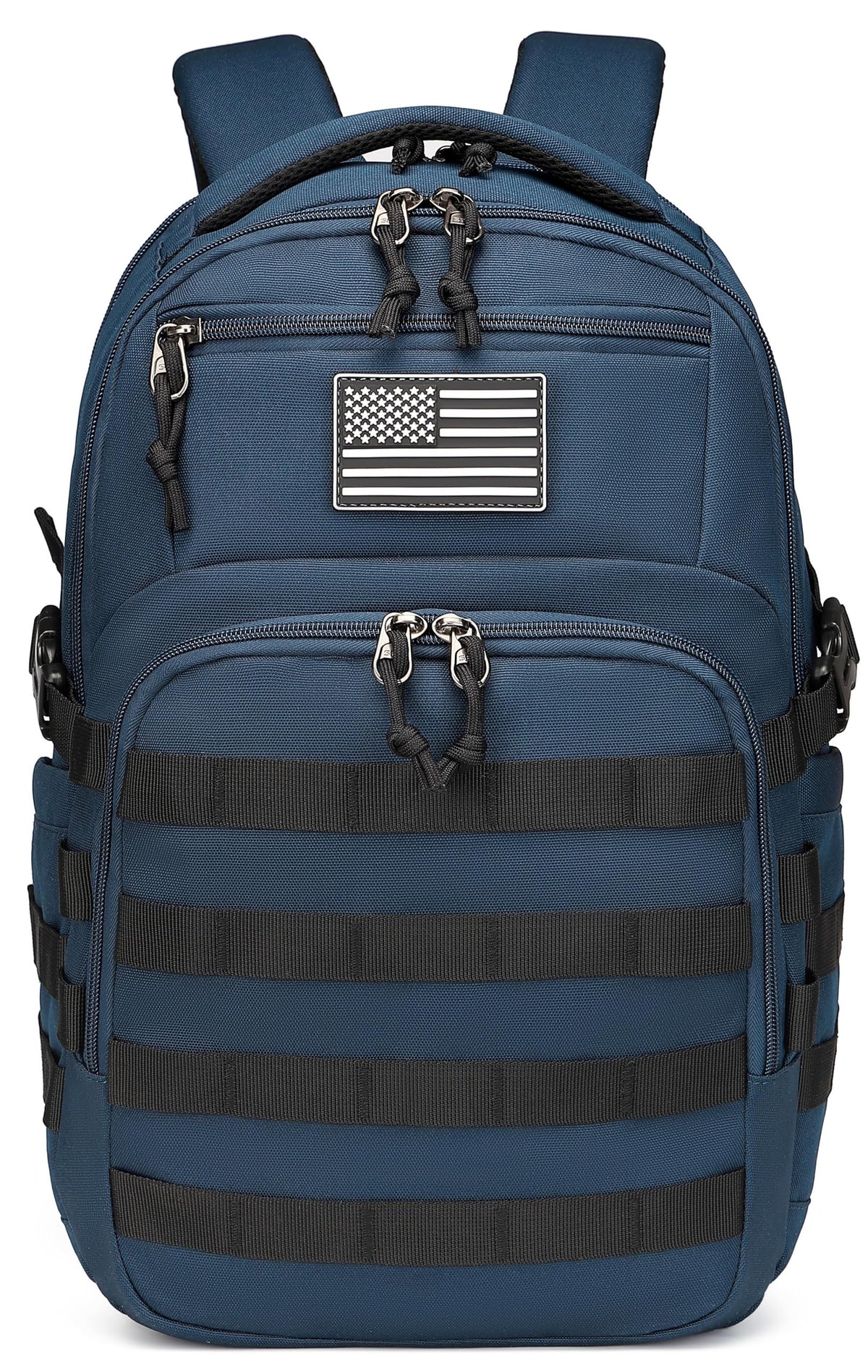 Wotony Military tactical backpack, backpack for men black small tactical assault bag (blue, 20 inch)