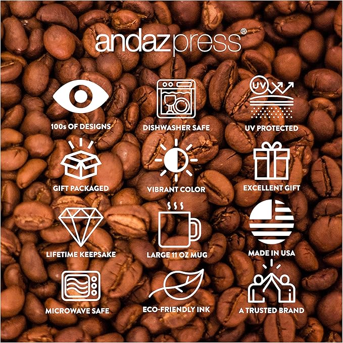 Andaz Press 11oz. Funny Coffee Mug Gag Gift, My Favorite Bridesmaid Gave Me This Mug, 1-Pack, Bride Bridal Shower Bachelorette Party Birthday Christmas Sarcastic Humor Gift Ideas