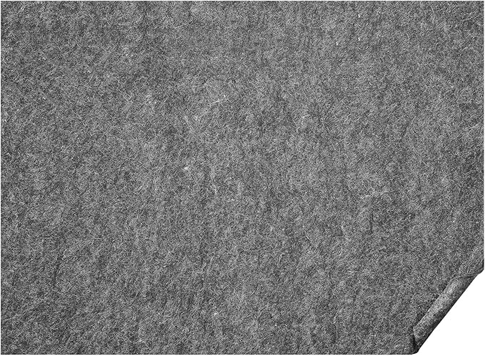VEVOR Rug Pad Without Slip Resistance, Protective Cushioning Carpet Pad, 8' x 10', 1/4" Thick, 100% Pure Polyester Felt, 7-8㎡ Premium Comfort Underfoot Carpet Padding Rug Cushion for All Floors, Gray