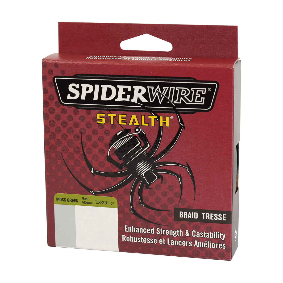 SPIDERWIRE SCS65G-125 Stealth, 125-Yard/65-Pound, Moss Green