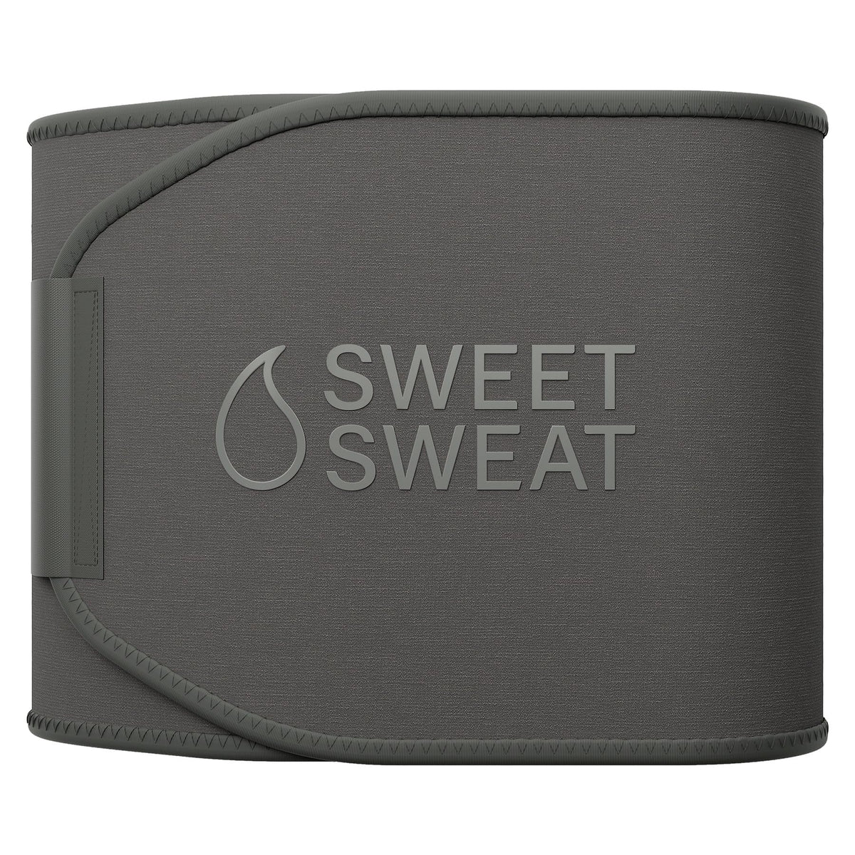 Sports Research Sweet Sweat Waist Trimmer (Core Series) - Premium Sweat Enhancing Fitness Band for Women & Men - Adjustable Fit · Latex-Free Neoprene - Matte Grey, Large