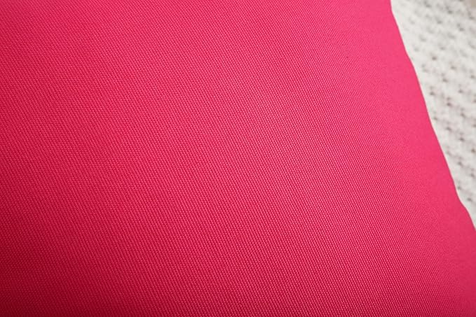 TangDepot Cotton Solid Throw Pillow Covers, 26" x 26" , Watermelon Red, 1 Count (Pack of 1)