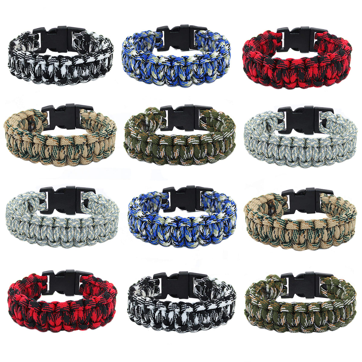 FROG SAC 12 Paracord Bracelets