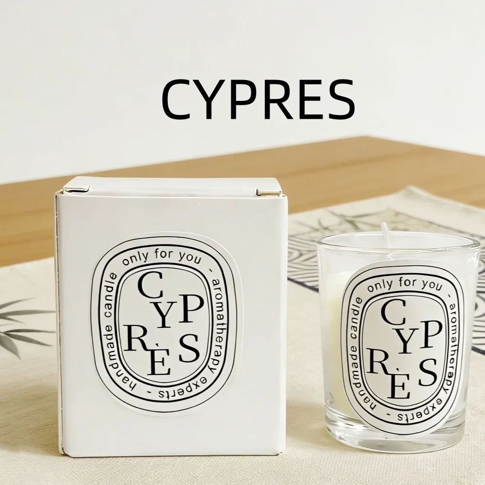 New Fragrance Scented Candle Romantic Gift Transparent Jar Aromatic Candles Light for Wedding Guest